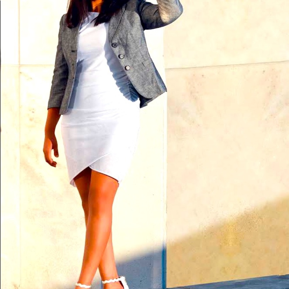 Ann Taylor Gray blazer